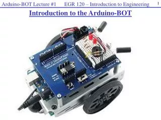 Introduction to the Arduino-BOT