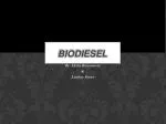 Biodiesel - slide 1
