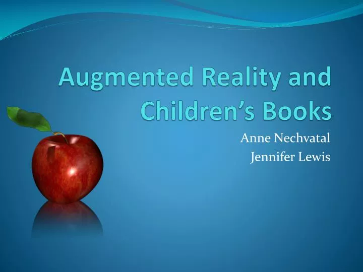 augmented reality and children s books