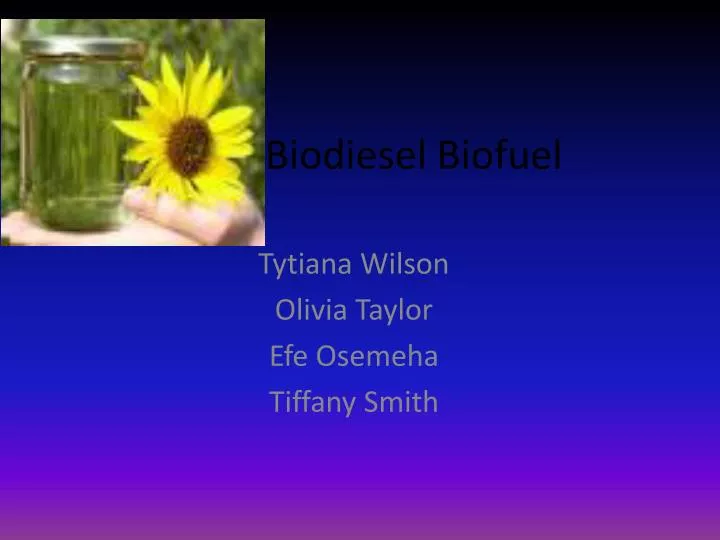 biodiesel biofuel