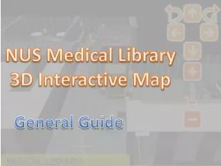 NUS Medical Library 3D Interactive Map