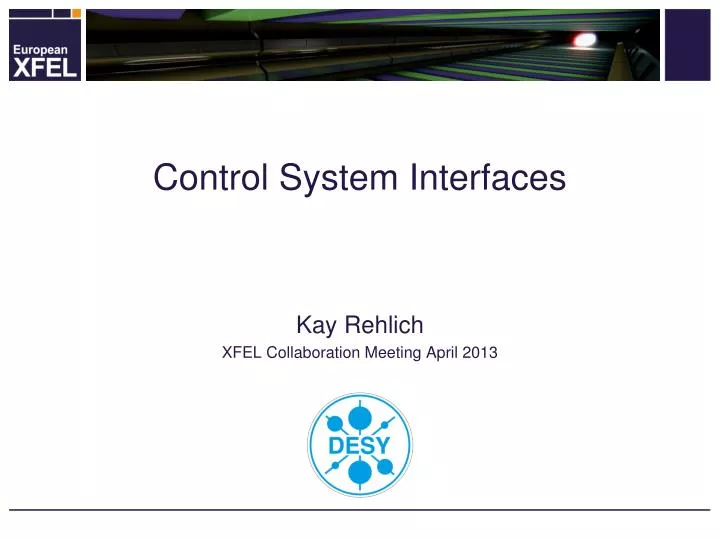 control system interfaces