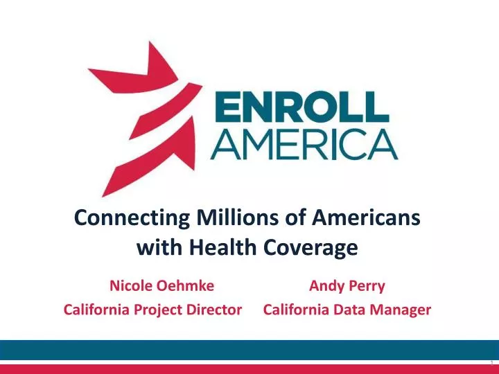 connecting millions of americans with health coverage