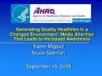Crafting Effective Media Engagement for Healthcare Awareness - slide 1