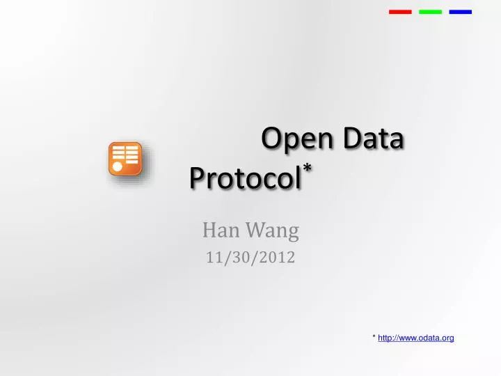 open data protocol