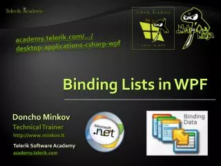 Binding Lists in WPF