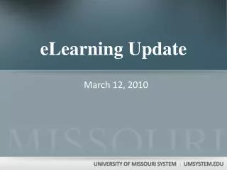 eLearning Update