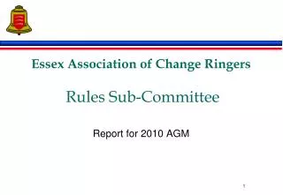 Essex Association of Change Ringers Rules Sub-Committee