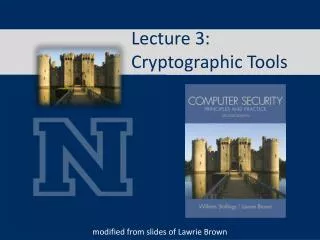 Lecture 3: Cryptographic Tools