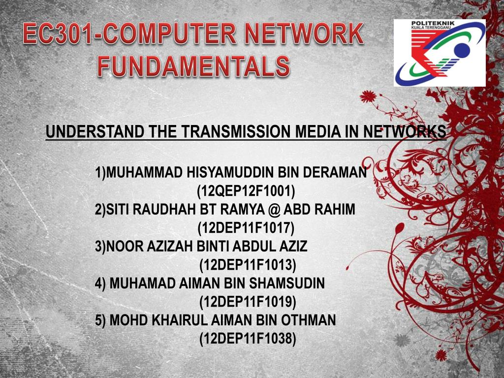 PPT - EC301-COMPUTER NETWORK FUNDAMENTALS PowerPoint Presentation, free ...