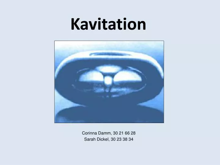 kavitation