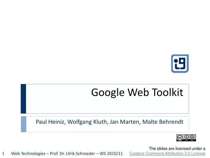 google web toolkit