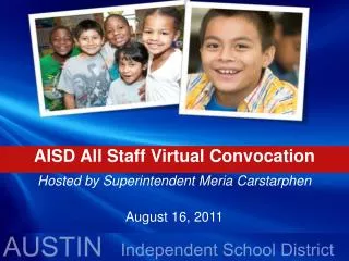 AISD All Staff Virtual Convocation