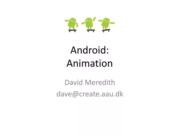 android animation