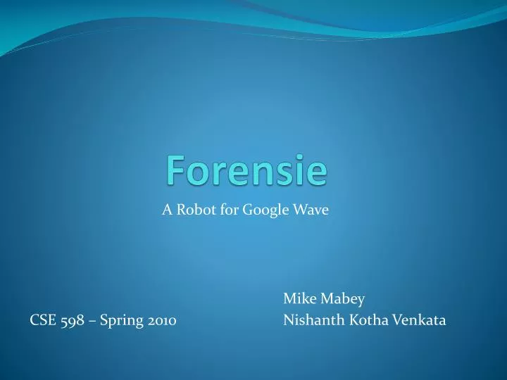 forensie