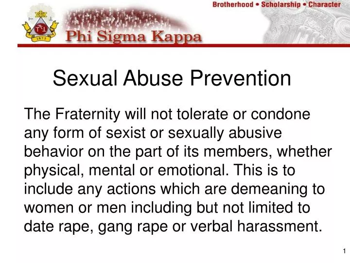 sexual abuse prevention