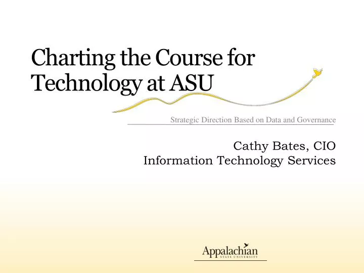 charting the course for technology at asu