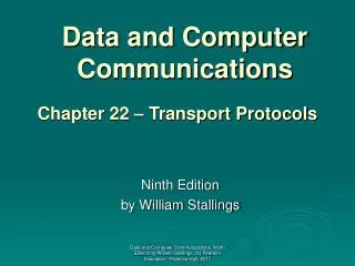 Data and Computer Communications