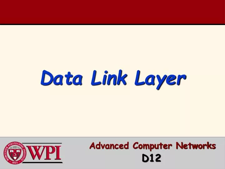 advanced computer networks d 12