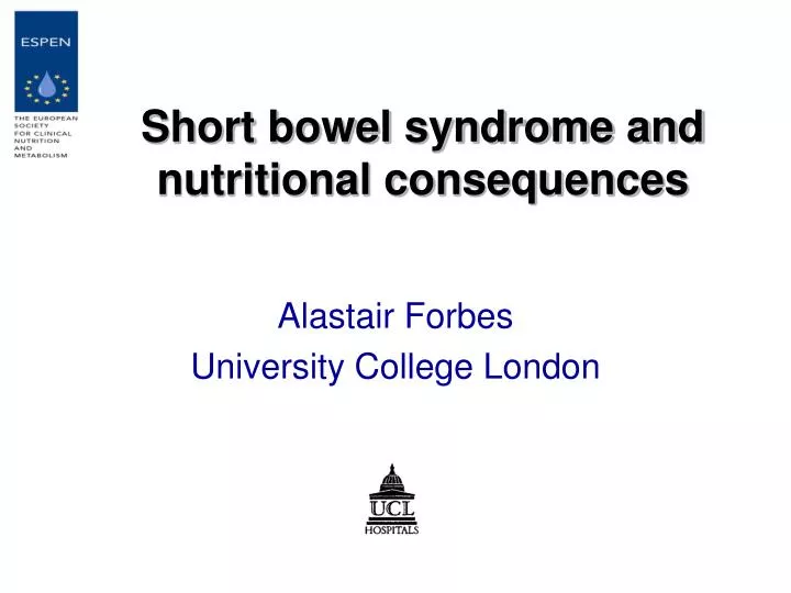 short bowel syndrome and nutritional consequences
