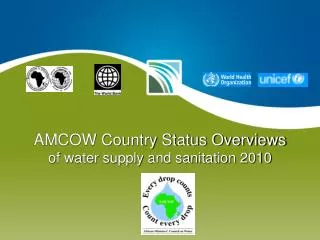 AMCOW Country Status Overviews of water supply and sanitation 2010