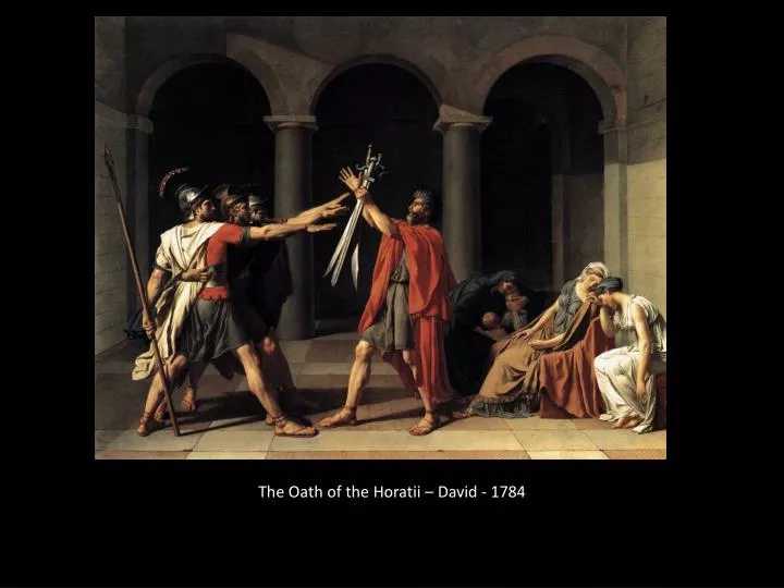 the oath of the horatii david 1784