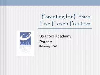 Parenting for Ethics: Five Proven Practices
