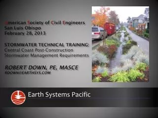 Earth Systems Pacific