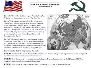 Road Map to Success: The Cold War World History II