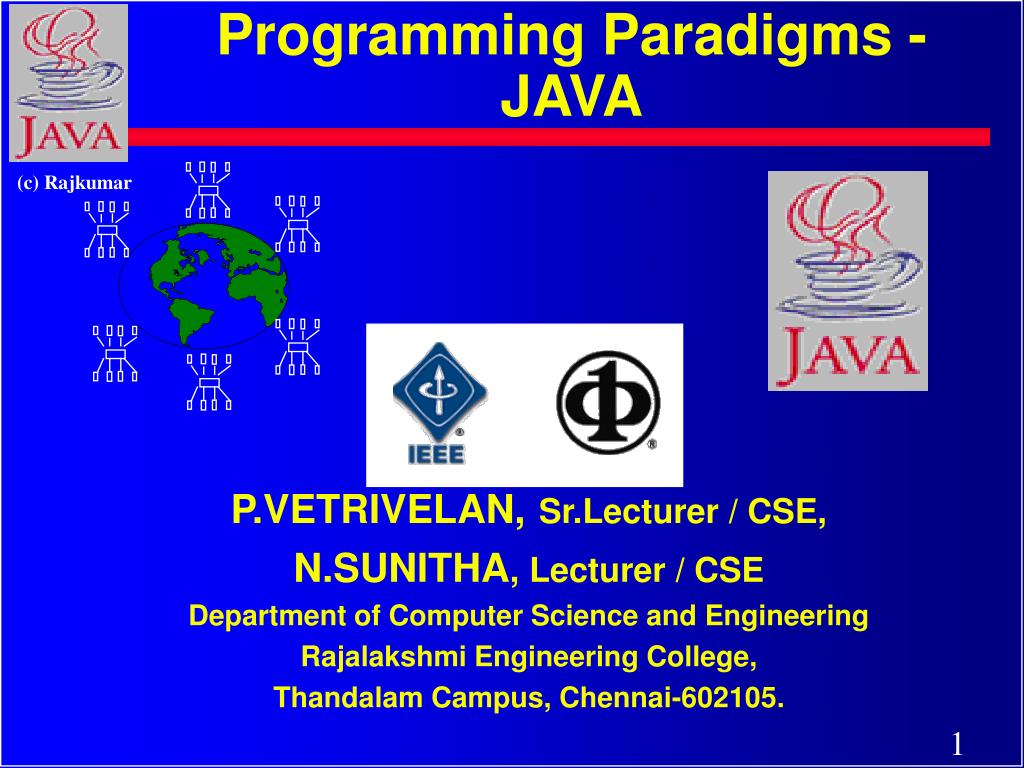 PPT - Programming Paradigms - JAVA PowerPoint Presentation, free ...