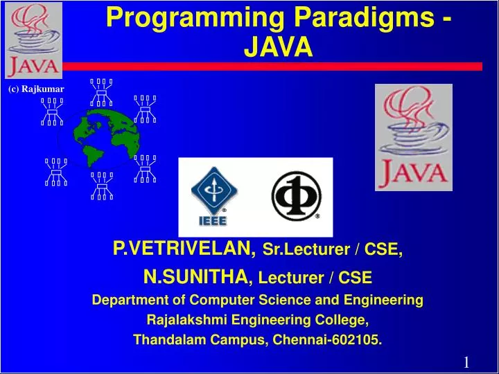 programming paradigms java