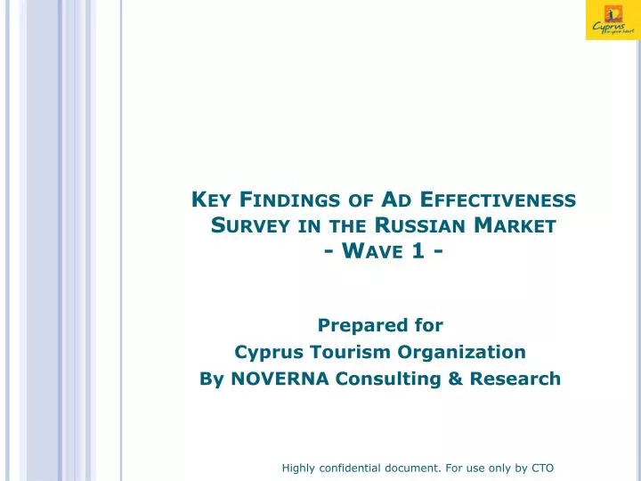 key findings of ad effectiveness survey in the russian market wave 1
