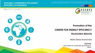 NATIONAL CONFERENECE FOR ENERGY EFFICIENCY OF BUILDINGS