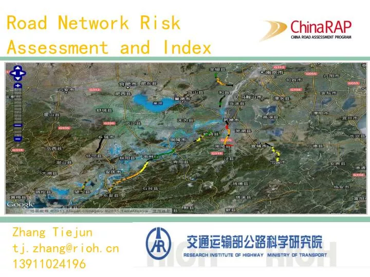 road network risk assessment and index