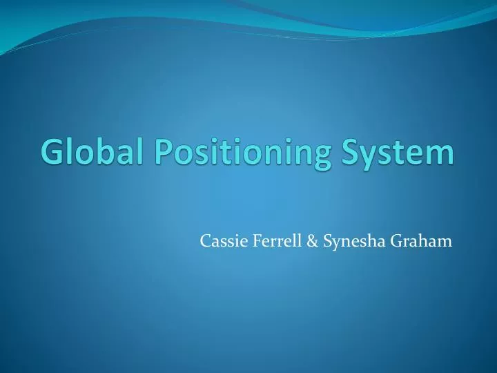 global positioning system