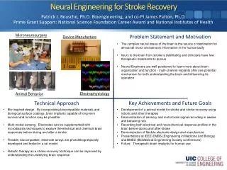 Neural Engineering for Stroke Recovery