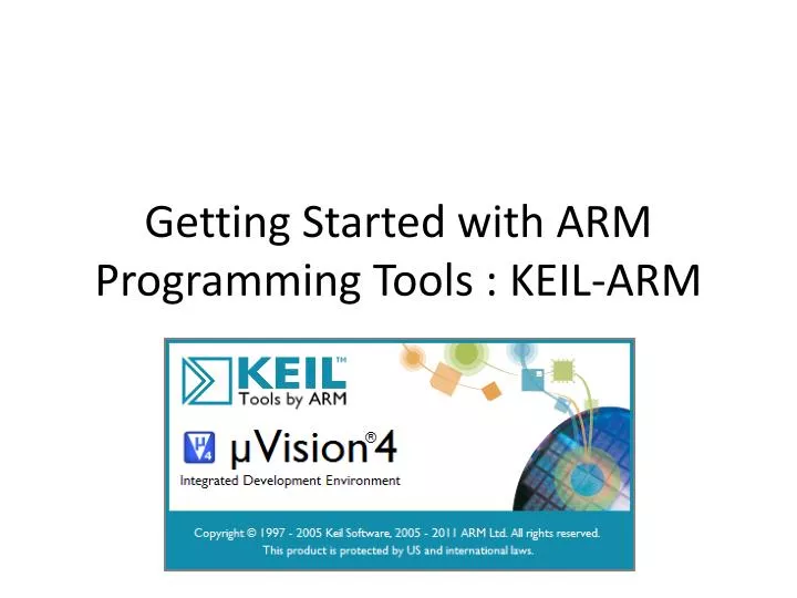getting started with arm programming tools keil arm
