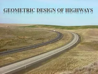 geometric design of Highways