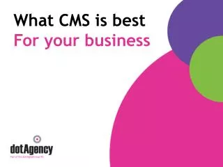What CMS is best For your business