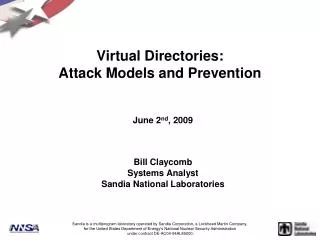 Virtual Directories: Attack Models and Prevention