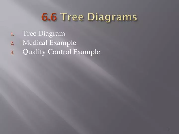 6 6 tree diagrams