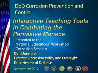 DoD Corrosion Prevention and Control