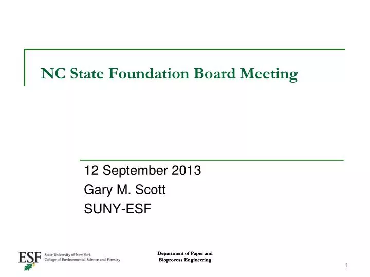 nc state foundation board meeting