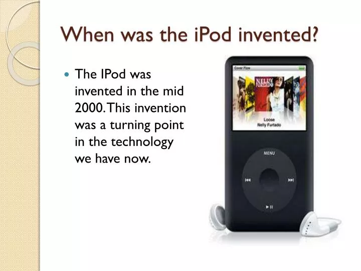 when was the ipod invented
