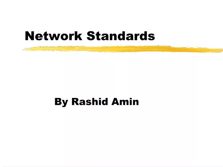 network standards