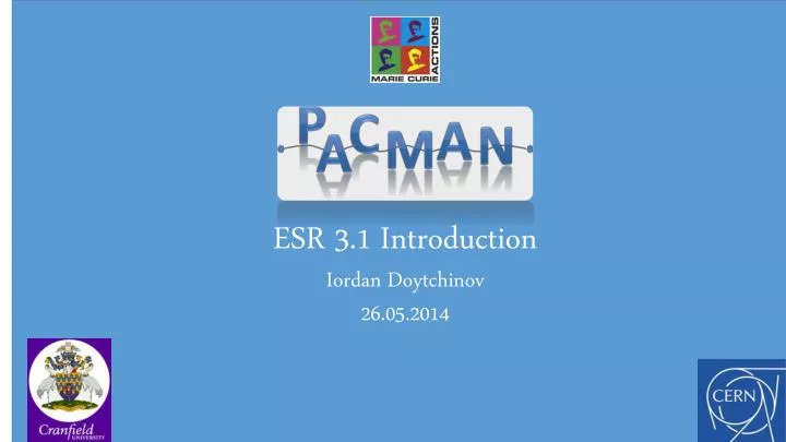 esr 3 1 introduction iordan doytchinov 26 05 2014