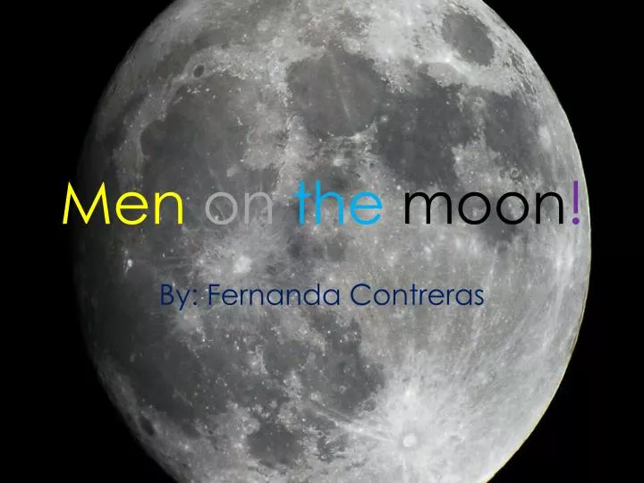 men on the moon