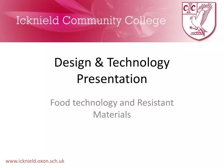 design technology presentation
