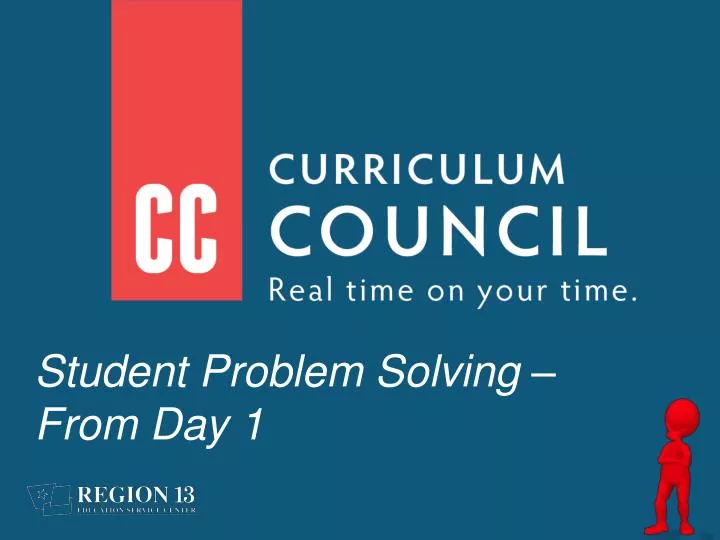 student problem solving from day 1