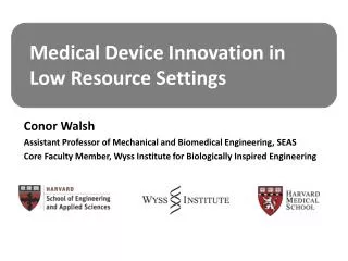 Medical Device Innovation in Low Resource Settings